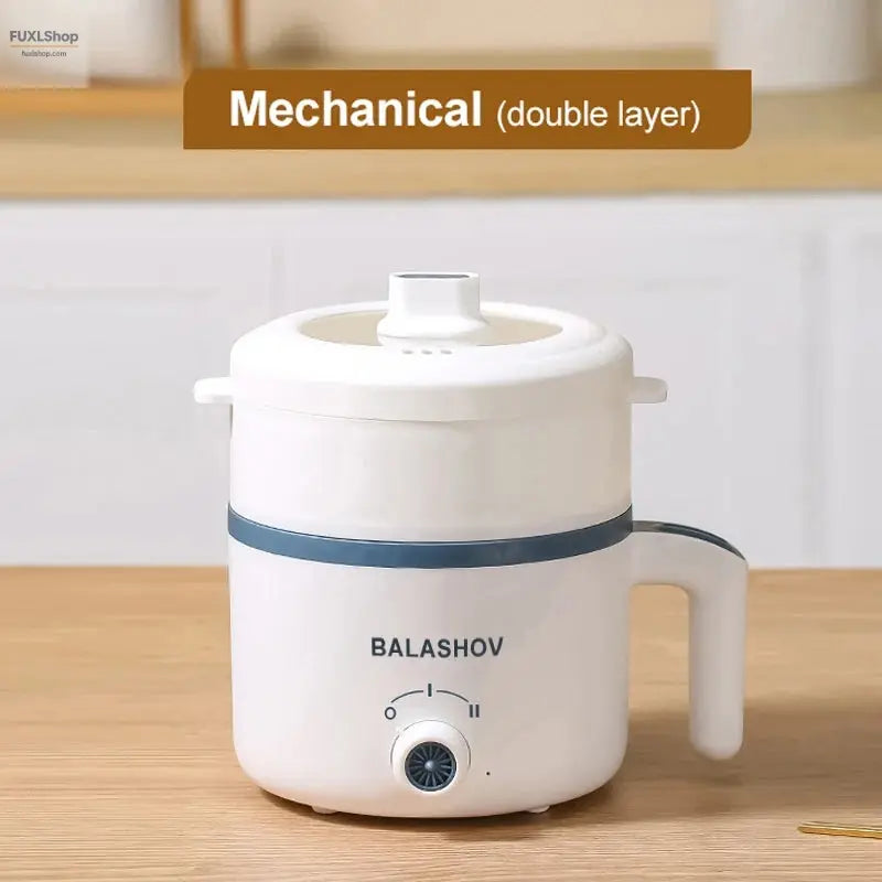 BALASHOV 1.7L Elektrischer Reiskocher – Mehrfunktions-Kochtopf mit Dampfkorb, 220V für Reis, Suppe & mehr (2-3 Personen) - FUXL-Shopify