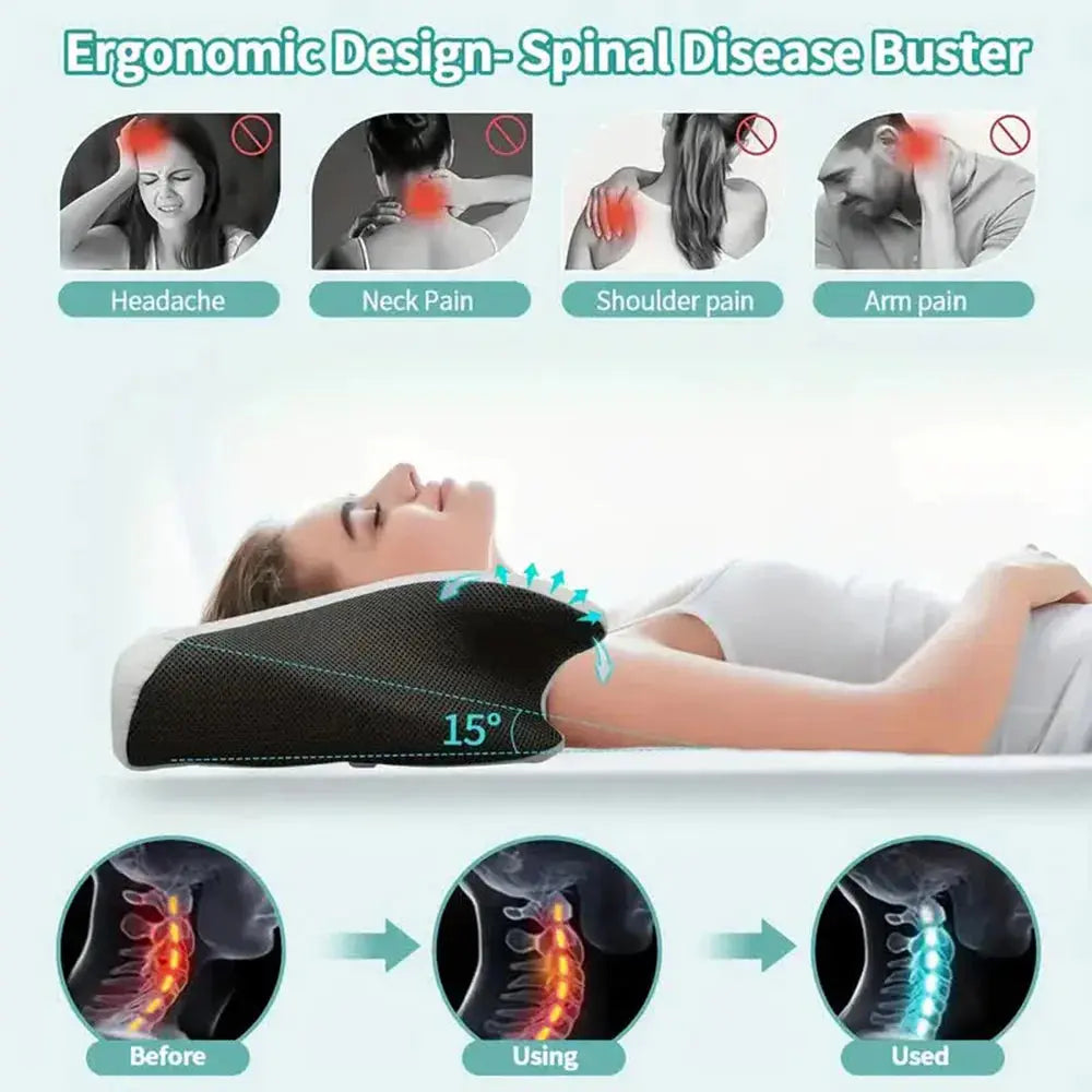 Butterfly Sleep Memory Neck Pillow – Slow Rebound Comfortable Memory Foam Pillow - FUXL-Shopify