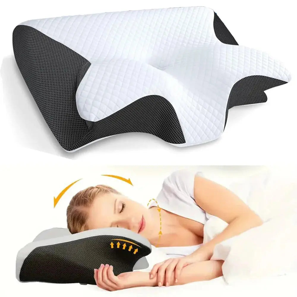 Butterfly Sleep Memory Neck Pillow – Slow Rebound Comfortable Memory Foam Pillow - FUXL-Shopify