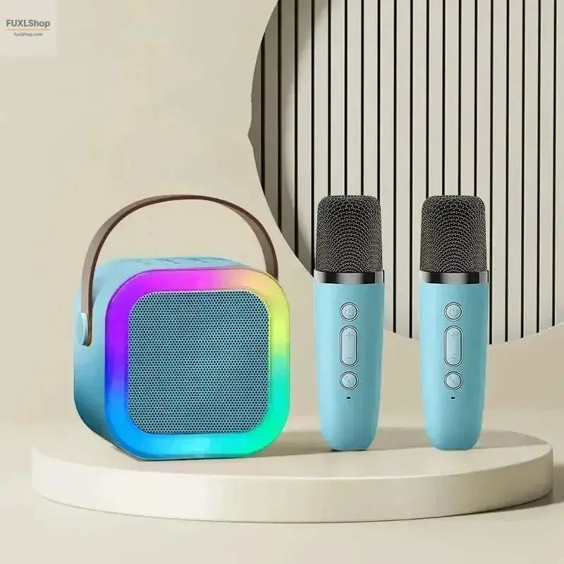 CHUBAN K12 Mini Karaoke Speaker – Tragbarer Bluetooth-Lautsprecher mit Mikrofon, RGB-Licht & KTV-Sound für Zuhause - FUXL-Shopify