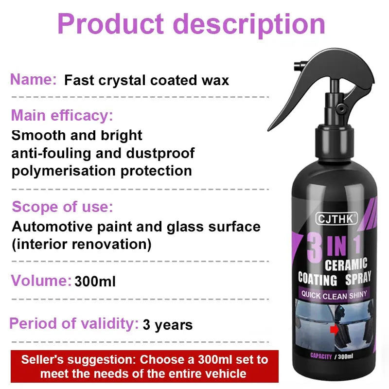 Car Ceramic Nano Coating Liquid Coatin Nano Crystal Hydrophobic Layer Polishing Paint Coating Agent Car Polish Nanos Coatings FUXL-Shopify