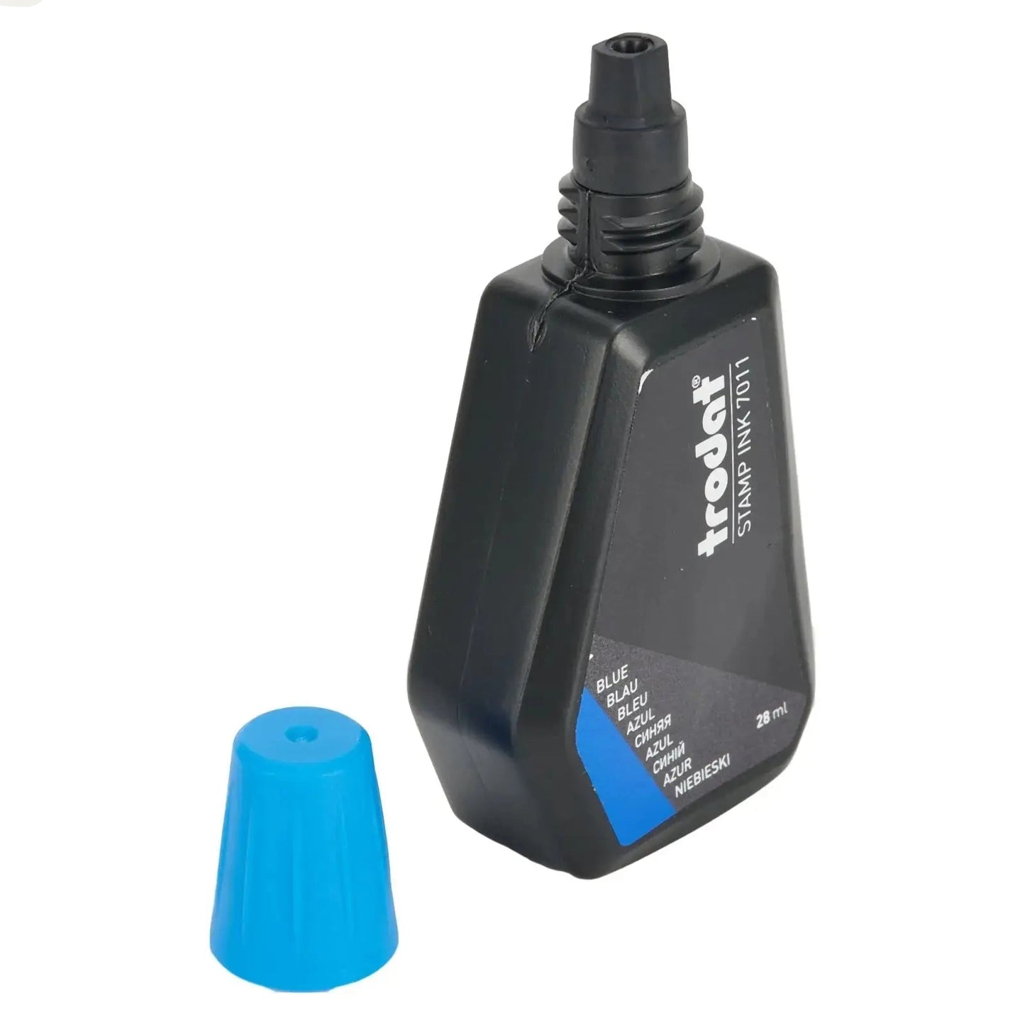 DAZZLEEX Trodat 7011 Stempelkissen Farbe – 28 ml (Rot/Blau/Schwarz/Grün/Lila) – Nachfülltinte für alle Stempelkissen - FUXL-Shopify