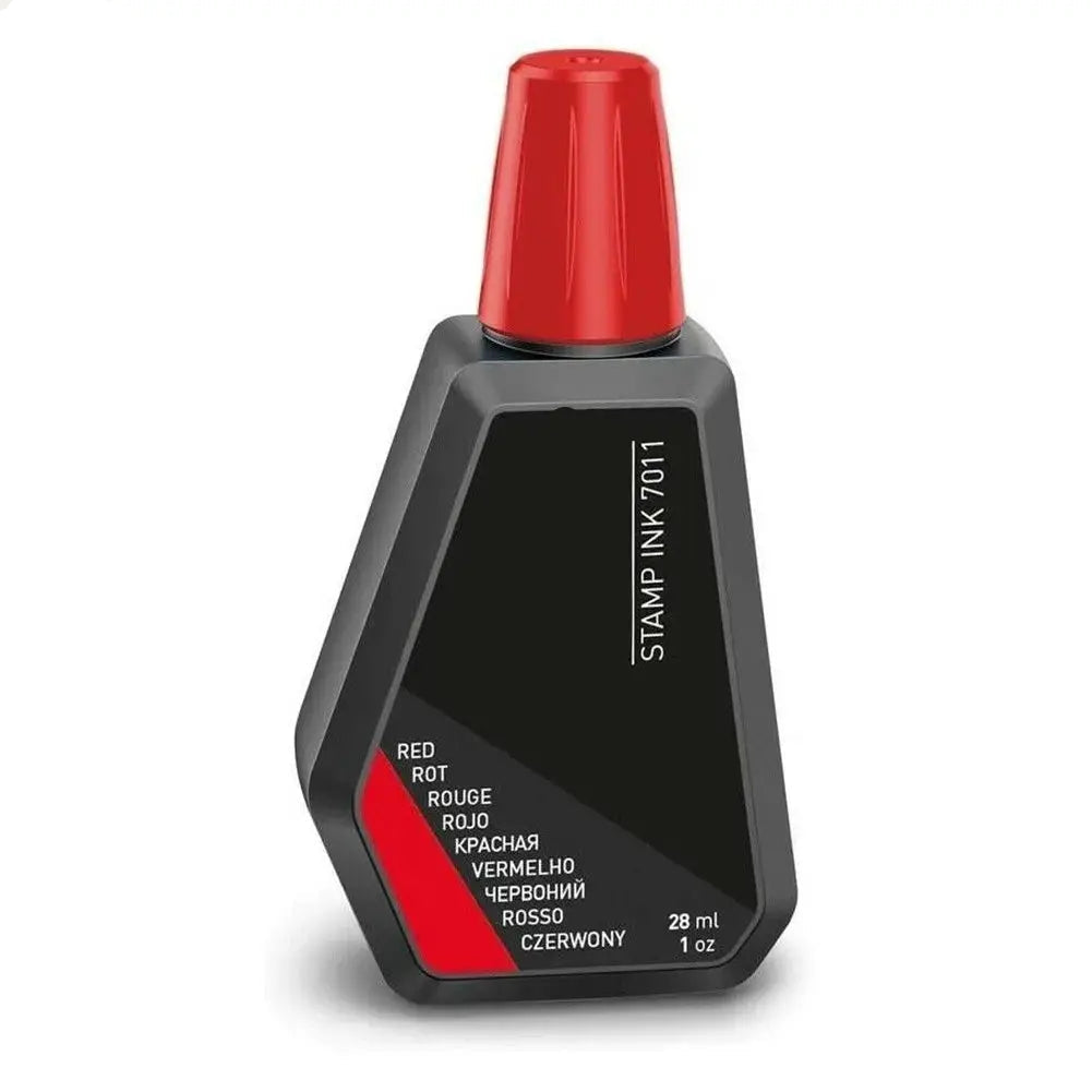 DAZZLEEX Trodat 7011 Stempelkissen Farbe – 28 ml (Rot/Blau/Schwarz/Grün/Lila) – Nachfülltinte für alle Stempelkissen - FUXL-Shopify