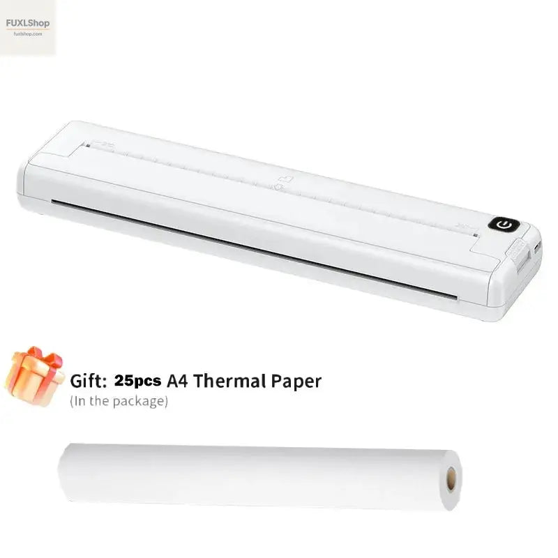 Tragbarer A4-Thermodrucker für das mobile Büro. Drahtloses, tintenloses A4-Thermopapierdruckgerät unterstützt Android/Apple/Windows - FUXL-Shopify