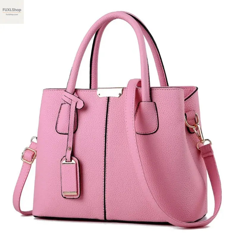 Damen Leder Handtasche – Modische Schultertasche aus PU mit Reißverschluss & Innenfächern - FUXL-Shopify
