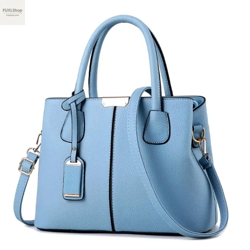 Damen Leder Handtasche – Modische Schultertasche aus PU mit Reißverschluss & Innenfächern - FUXL-Shopify