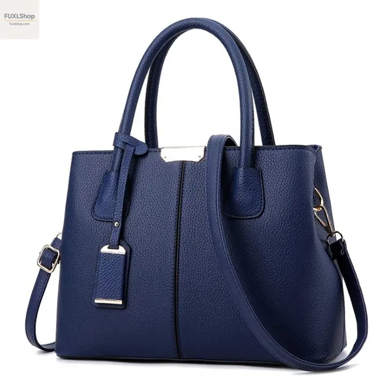 Damen Leder Handtasche – Modische Schultertasche aus PU mit Reißverschluss & Innenfächern - FUXL-Shopify