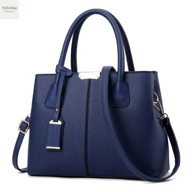 Damen Leder Handtasche – Modische Schultertasche aus PU mit Reißverschluss & Innenfächern - FUXL-Shopify