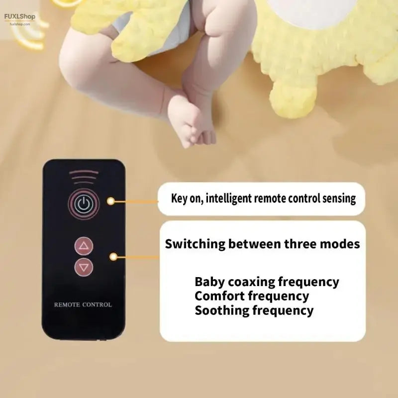 FUXL 066B Baby Beruhigungsspielzeug – Sanftes Klopfen & Fernbedienung für besseren Babyschlaf – Massage & Entspannung (0-12 Monate) - FUXL-Shopify