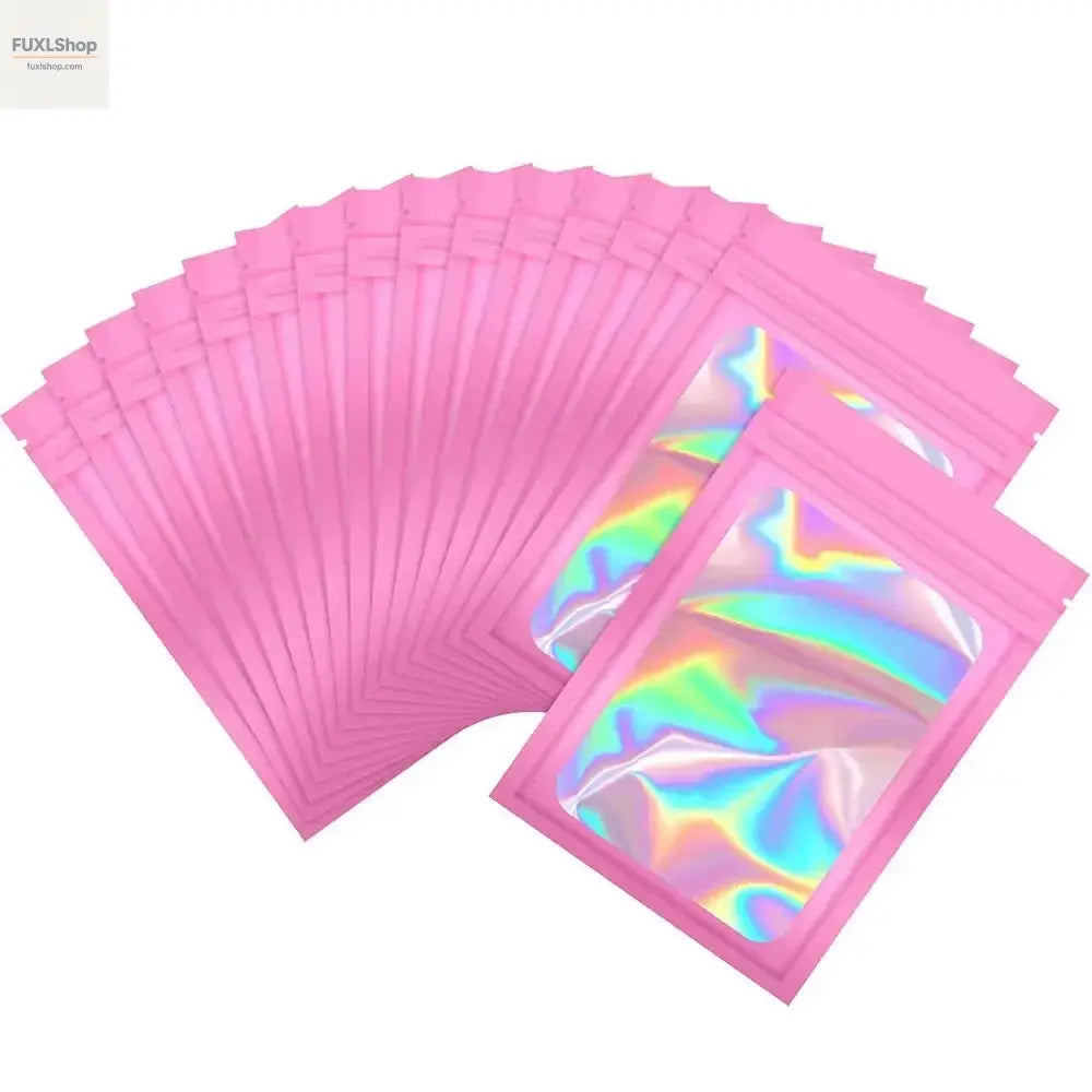 FUXL 100 Stück Wiederverschließbare Alufolie & Mylar Beutel – Frischhaltebeutel für Lebensmittel, Schmuck & Mehr - FUXL-Shopify