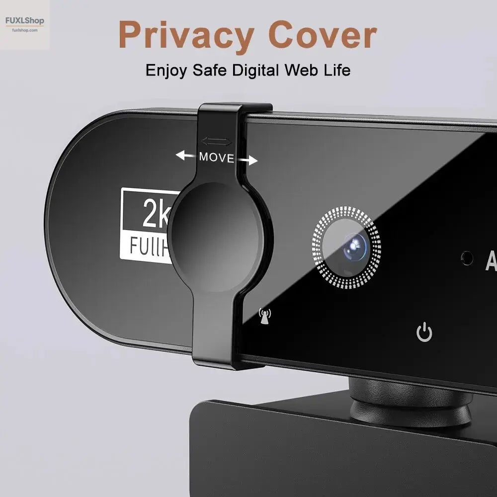 4K Webcam mit Mikrofon – 1080P/2K/30fps, Autofokus, USB - FUXL-Shopify