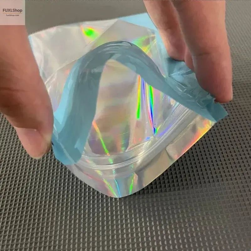 FUXL 50 Stück Wiederverschließbare Alufolie & Mylar Beutel – Frischhaltebeutel für Lebensmittel, Schmuck & Mehr - FUXL-Shopify
