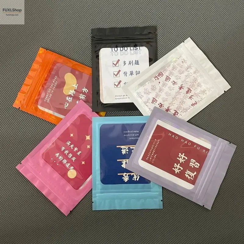 FUXL 50 Stück Wiederverschließbare Alufolie & Mylar Beutel – Frischhaltebeutel für Lebensmittel, Schmuck & Mehr - FUXL-Shopify
