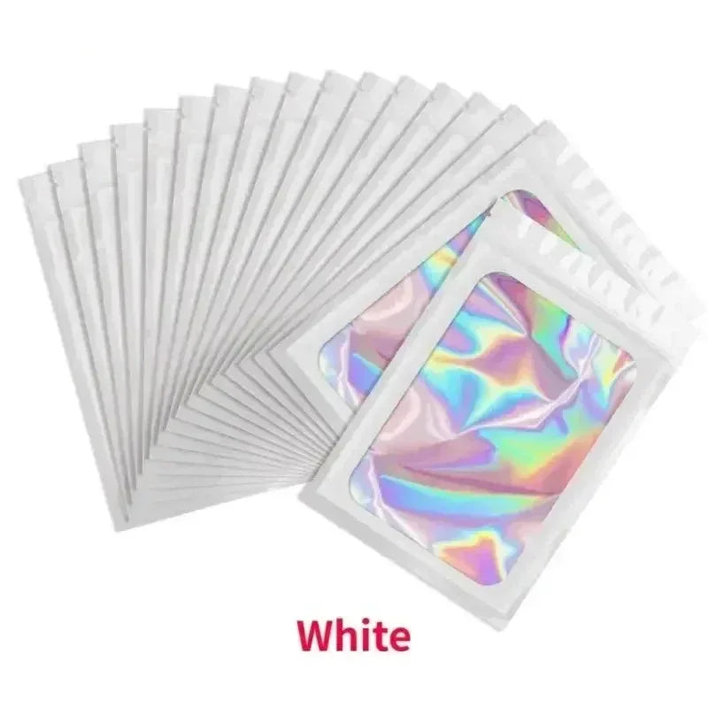 FUXL 50 Mylar & Alufolie Beutel 9-15cm – Wiederverschließbar, Aromadicht – für Lebensmittel, Kräuter & Schmuck - FUXLShop
