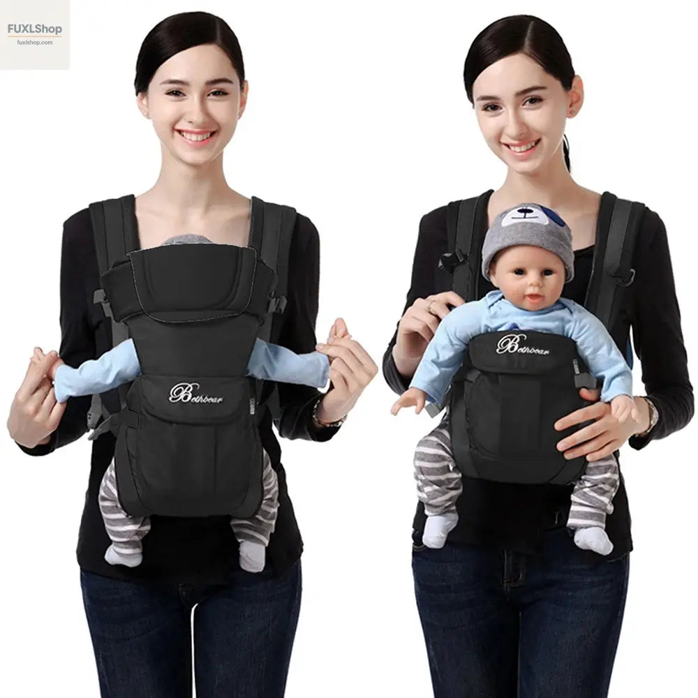 FUXL Baby Sling Carrier – 4-in-1 Ergonomische Tragehilfe für Neugeborene bis Kleinkinder (0-2 Jahre) - FUXL-Shopify