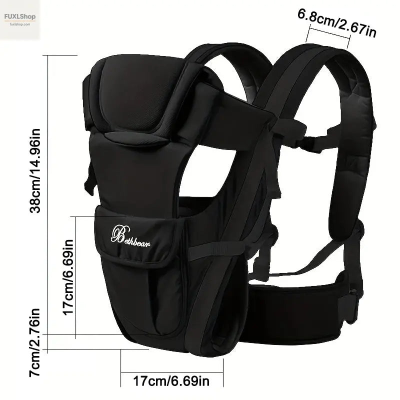 FUXL Baby Sling Carrier – 4-in-1 Ergonomische Tragehilfe für Neugeborene bis Kleinkinder (0-2 Jahre) - FUXL-Shopify
