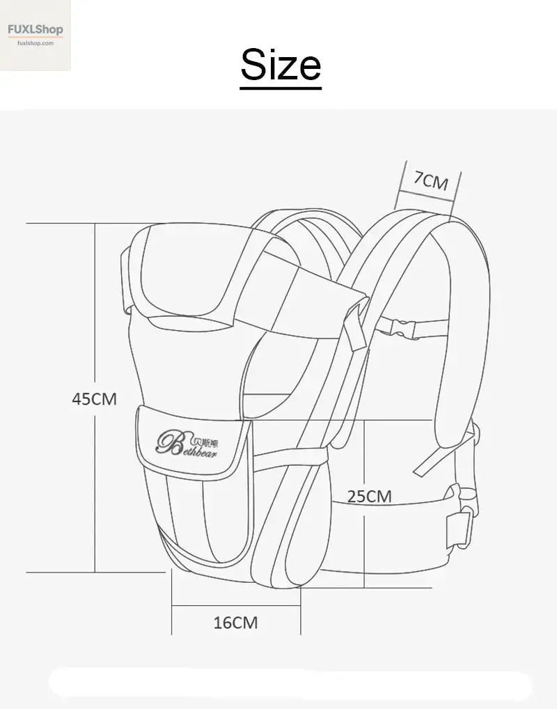 FUXL Baby Sling Carrier – 4-in-1 Ergonomische Tragehilfe für Neugeborene bis Kleinkinder (0-2 Jahre) - FUXL-Shopify
