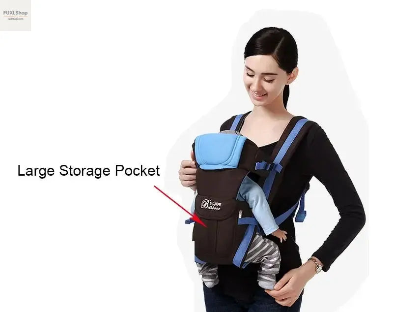 FUXL Baby Sling Carrier – 4-in-1 Ergonomische Tragehilfe für Neugeborene bis Kleinkinder (0-2 Jahre) - FUXL-Shopify