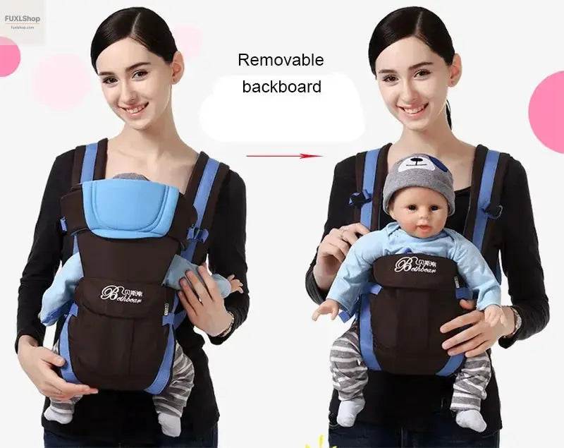 FUXL Baby Sling Carrier – 4-in-1 Ergonomische Tragehilfe für Neugeborene bis Kleinkinder (0-2 Jahre) - FUXL-Shopify