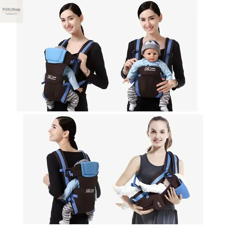 FUXL Baby Sling Carrier – 4-in-1 Ergonomische Tragehilfe für Neugeborene bis Kleinkinder (0-2 Jahre) - FUXL-Shopify