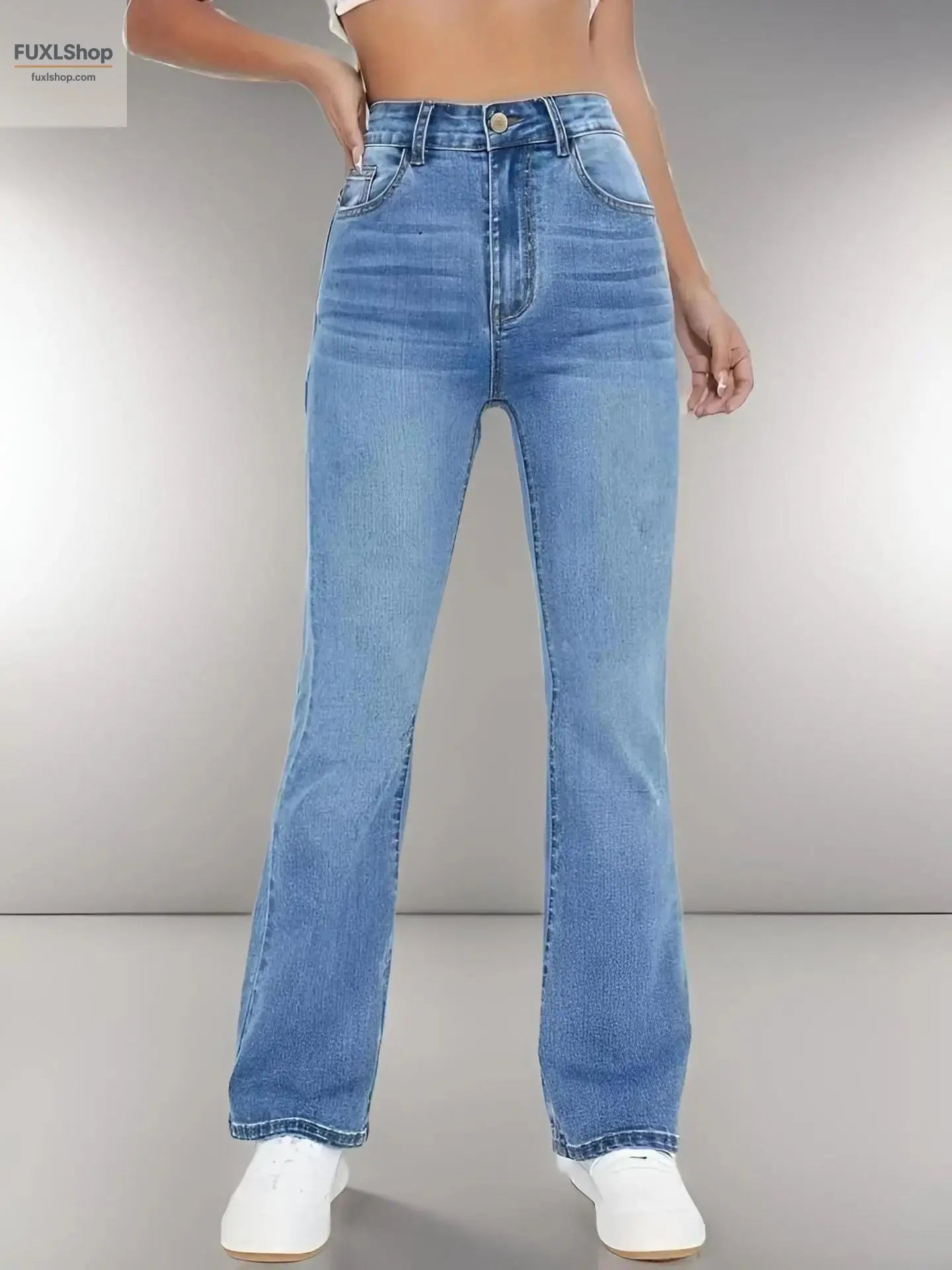 FUXL Damenjeans – High Waist, Straight Cut, Leichtes Stretch-Denim für jeden Tag - FUXL-Shopify