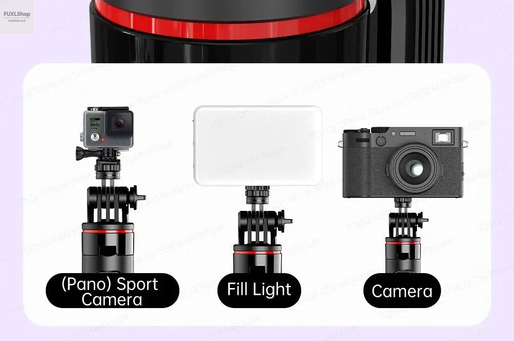 FUXL Handheld Gimbal 360° AI Face Tracking – Stabilisierter Selfie Stick mit Fernbedienung & Stativ für Smartphones - FUXL-Shopify