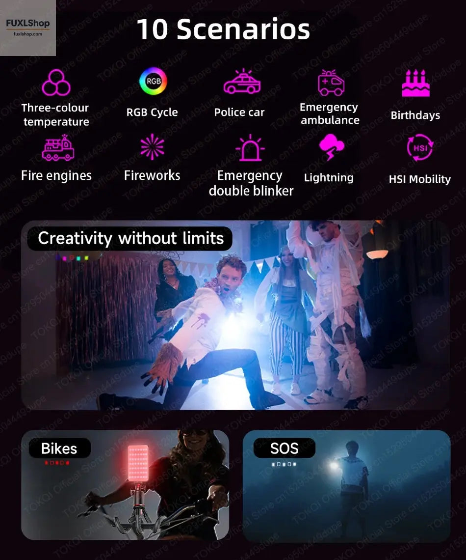 FUXL Handheld Gimbal 360° AI Face Tracking – Stabilisierter Selfie Stick mit Fernbedienung & Stativ für Smartphones - FUXL-Shopify