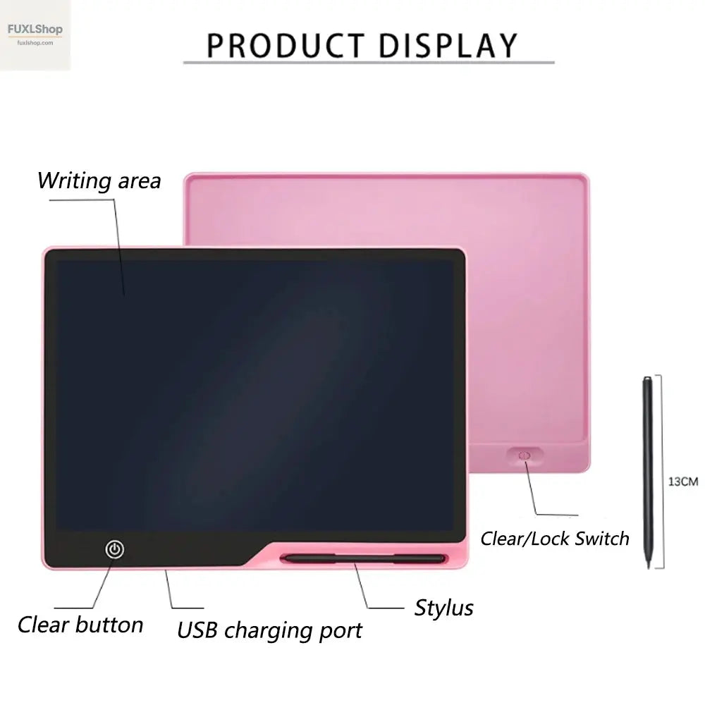 16-Zoll LCD Malbrett für Kinder | USB-aufladbare Schreibtafel | Zeichenbrett ab 3 Jahren | Lernspielzeug & Geschenk - FUXL-Shopify