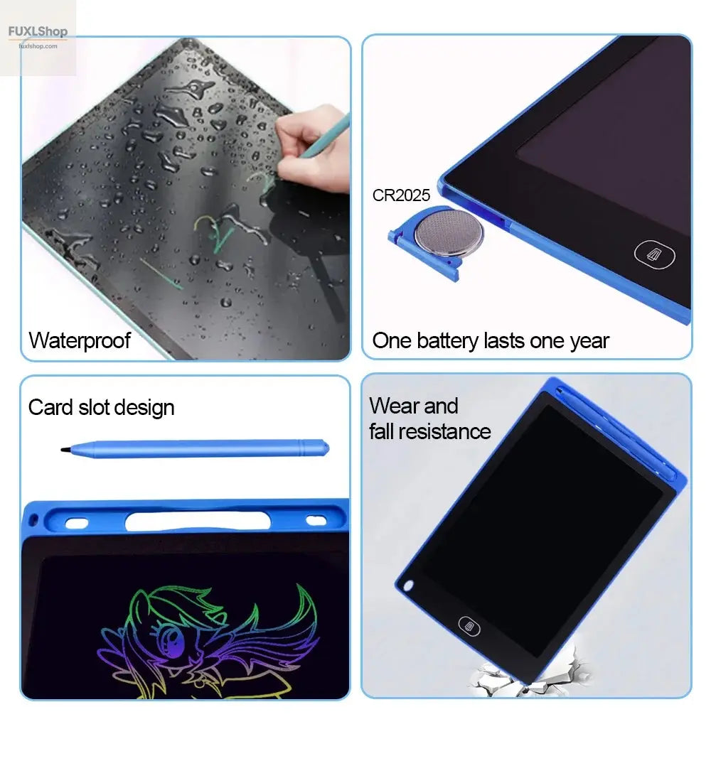 16-Zoll LCD Malbrett für Kinder | USB-aufladbare Schreibtafel | Zeichenbrett ab 3 Jahren | Lernspielzeug & Geschenk - FUXL-Shopify