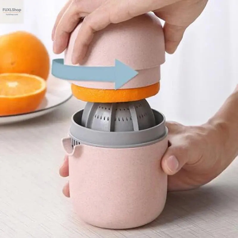 FUXL Manuelle Zitruspresse – Premium Mini-Saftpresse für Orangen, Zitronen & Limetten mit rutschfestem Design - FUXL-Shopify