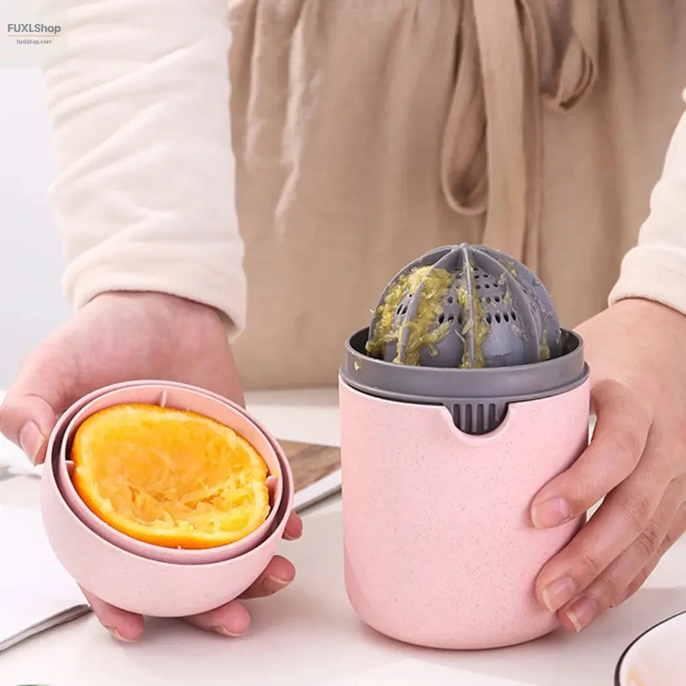 FUXL Manuelle Zitruspresse – Premium Mini-Saftpresse für Orangen, Zitronen & Limetten mit rutschfestem Design - FUXL-Shopify