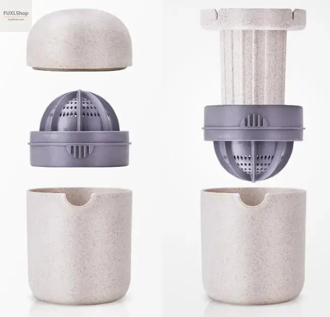 FUXL Manuelle Zitruspresse – Premium Mini-Saftpresse für Orangen, Zitronen & Limetten mit rutschfestem Design - FUXL-Shopify