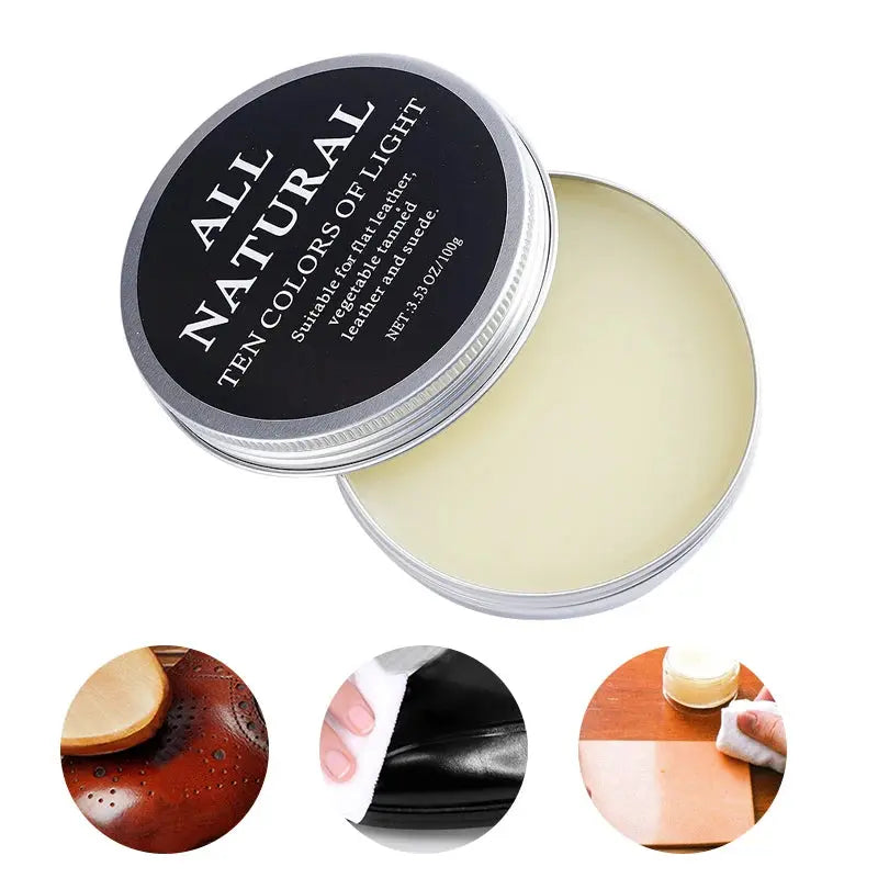 FUXL Nerzöl Creme 30ml & 100ml - Lederpflege für Schuhe, Taschen und Accessoires - FUXL-Shopify