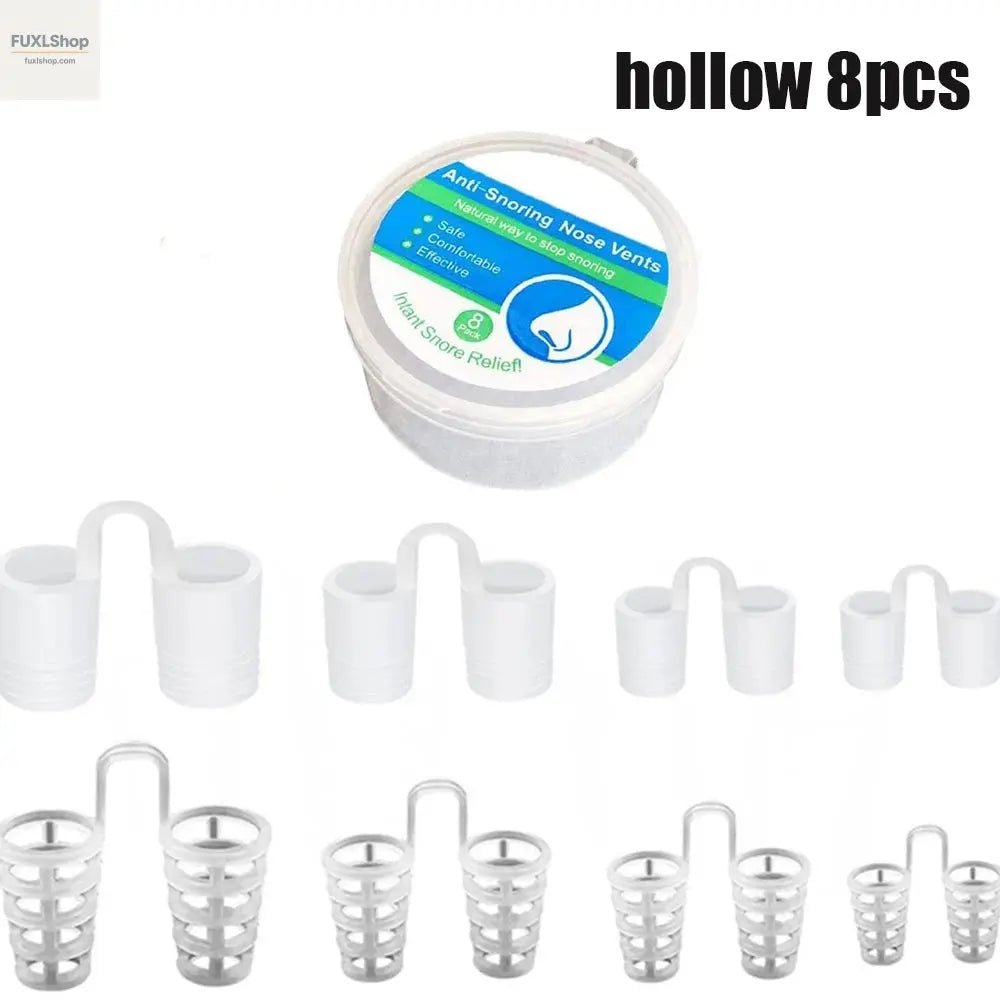 1/8PCS Anti Schnarchen Apnea Nase Clip Atmen Hilfe Stille Schnarchen Gerät Schlafen - FUXL-Shopify