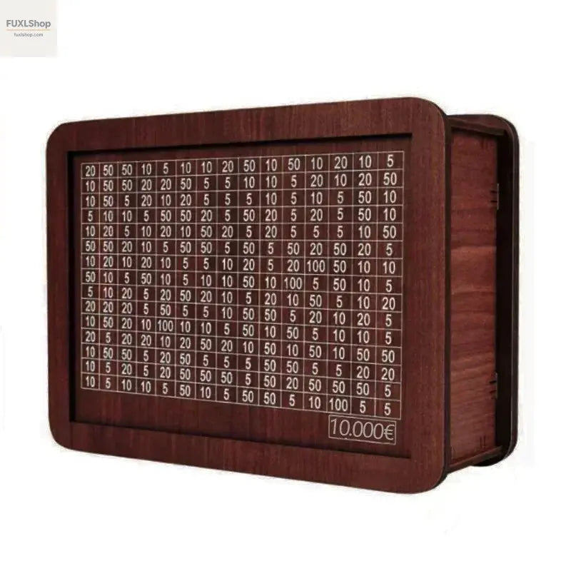FUXL Sparschwein Holz – Sparbox für 1000–10.000 € Challenge - FUXL-Shopify
