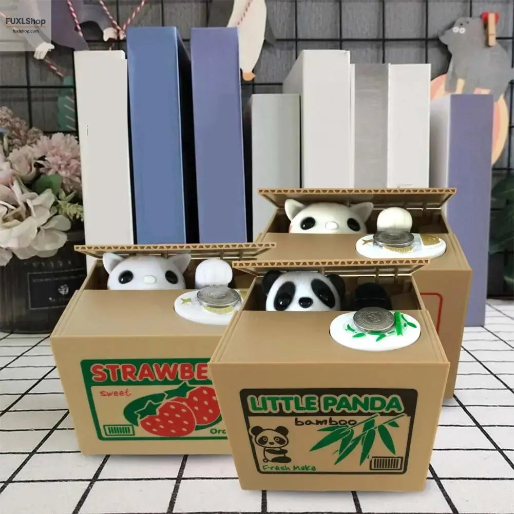 FUXL Sprachaktiviertes Sparschwein mit Englisch sprechender Katze – Spaßiges Sparen für Kinder - FUXL-Shopify