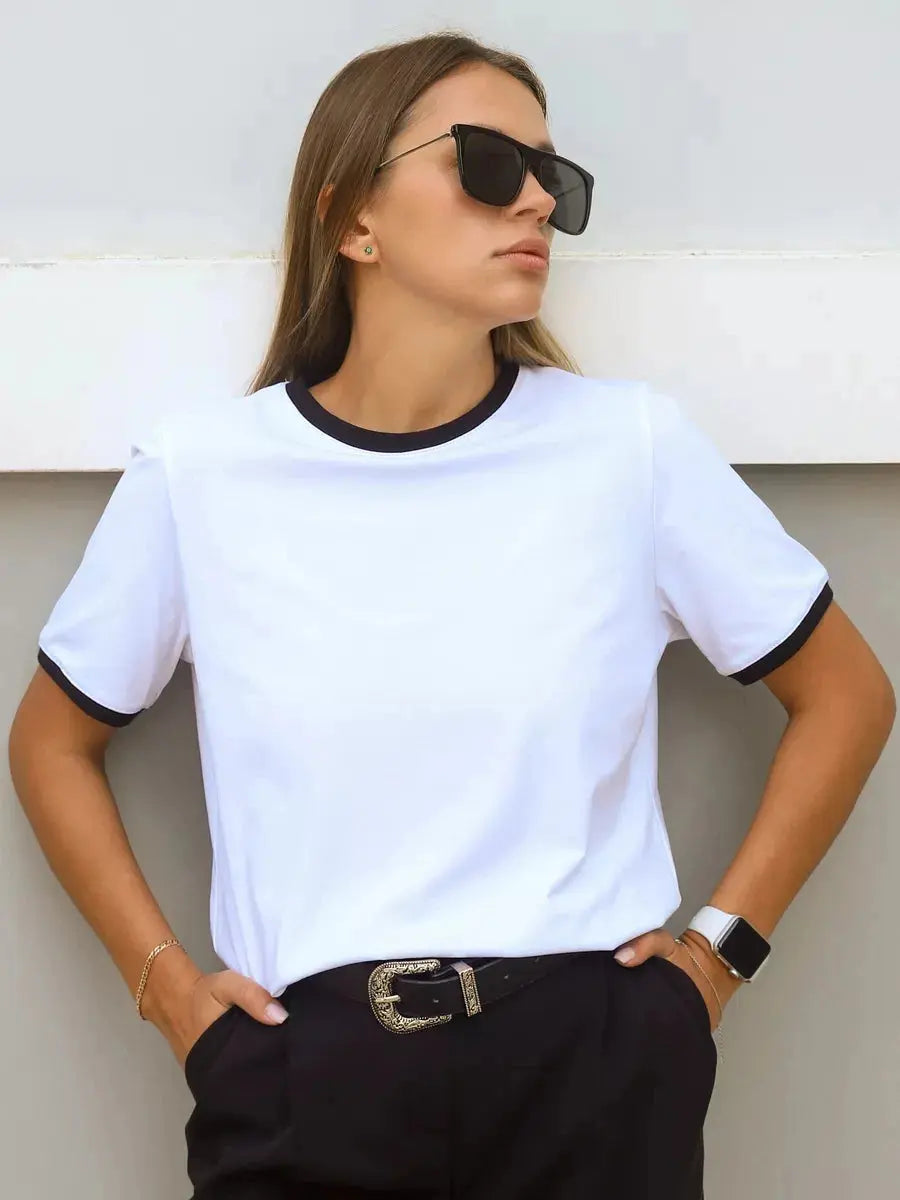FUXL Women's T-Shirt - Basic Loose Fit Top for Leisure & Cosplay - Anime/Streetwear Inspired - FUXL-Shopify