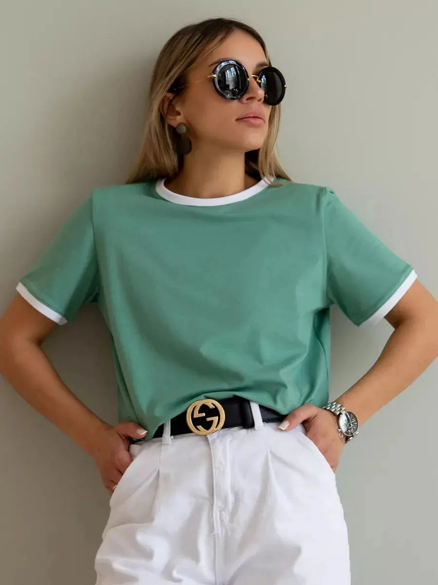 FUXL Women's T-Shirt - Basic Loose Fit Top for Leisure & Cosplay - Anime/Streetwear Inspired - FUXL-Shopify