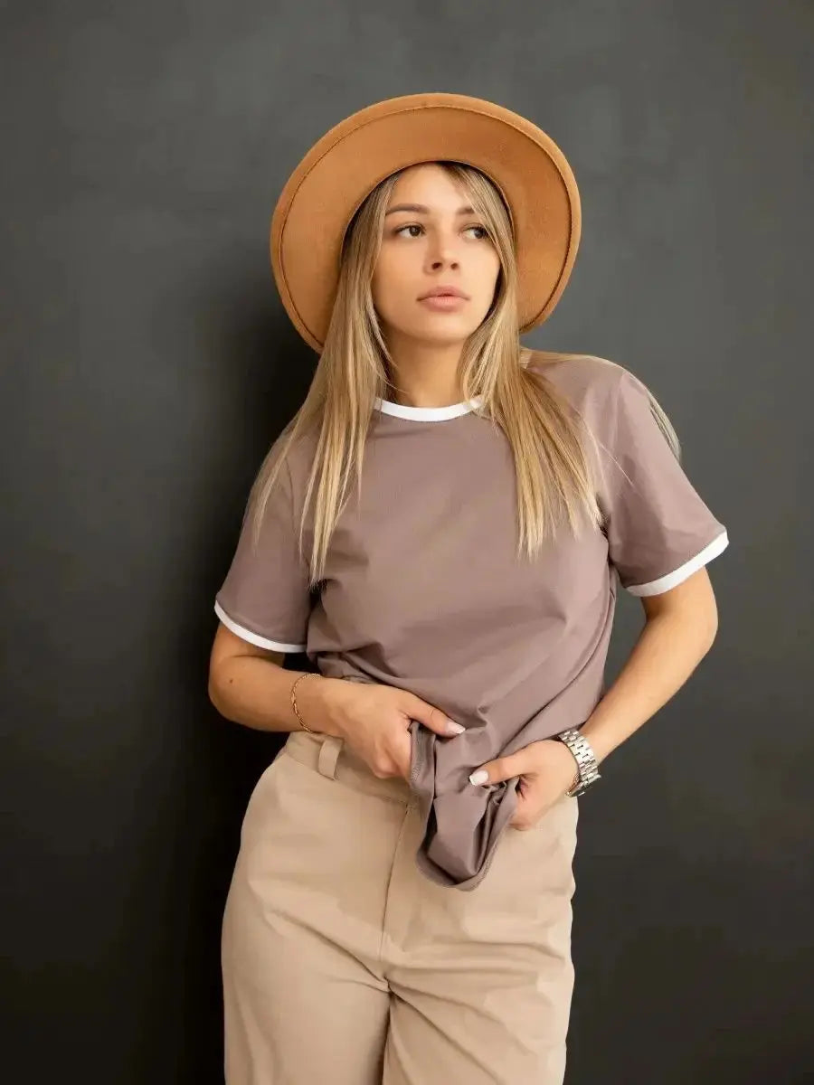 FUXL Women's T-Shirt - Basic Loose Fit Top for Leisure & Cosplay - Anime/Streetwear Inspired - FUXL-Shopify