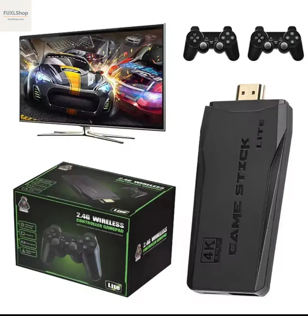 FUXLTV Videospielkonsole Stick 2.4g Wireless Gamepad Controller USB - FUXL-Shopify
