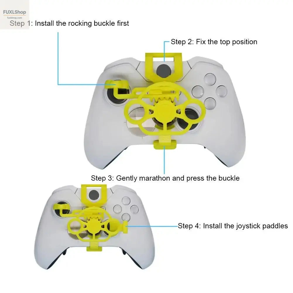 For Xboxone/X/S/Elite Controller Gaming Racing Wheel Mini Steering Wheel Game Replacement Accessories - FUXL-Shopify