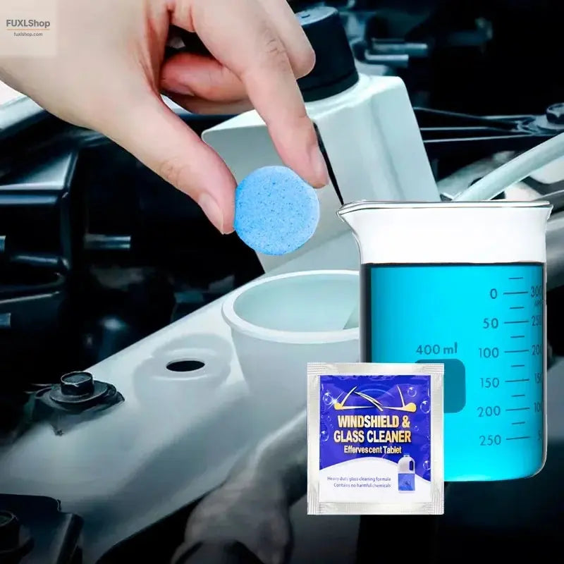 Glass Water Effervescent Film Wiper Solid Concentrate Four Seasons Universal Strong Anti-freeze Wiper Essence Zero Shellac - FUXL-Shopify