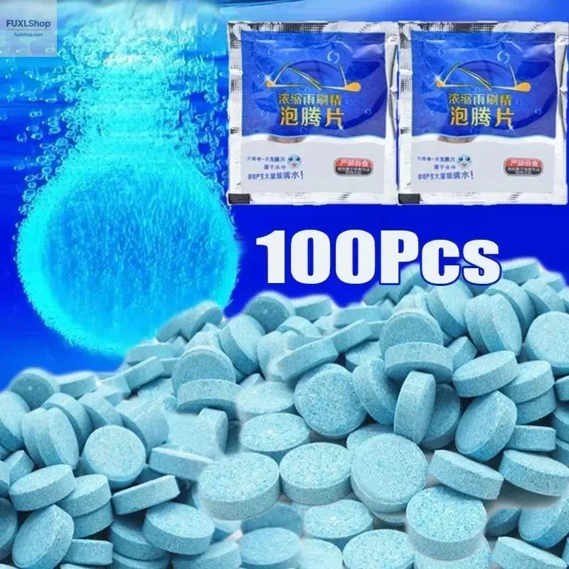Glass Water Effervescent Film Wiper Solid Concentrate Four Seasons Universal Strong Anti-freeze Wiper Essence Zero Shellac - FUXL-Shopify