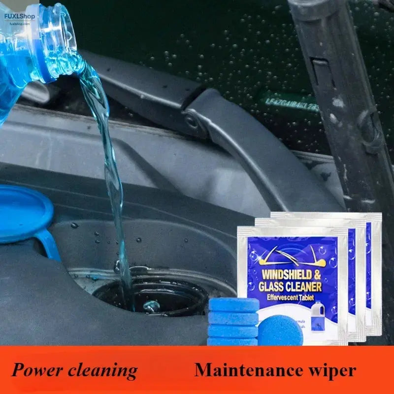 Glass Water Effervescent Film Wiper Solid Concentrate Four Seasons Universal Strong Anti-freeze Wiper Essence Zero Shellac - FUXL-Shopify