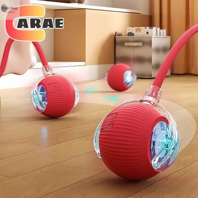 Interaktives Ballspielzeug für Katzen, automatisch rollender Ball mit Schwanz, wiederaufladbares, intelligente Maus für Katzen - FUXL-Shopify