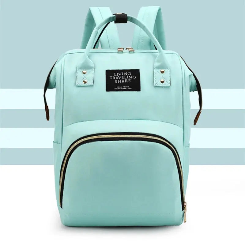 Large Capacity Canvas Mommy Bag Multifunctional Baby Bottle Thermal Insulation Travel Storage Bag Fashion Mommy Bag Hanging Bag - FUXL-Shopify