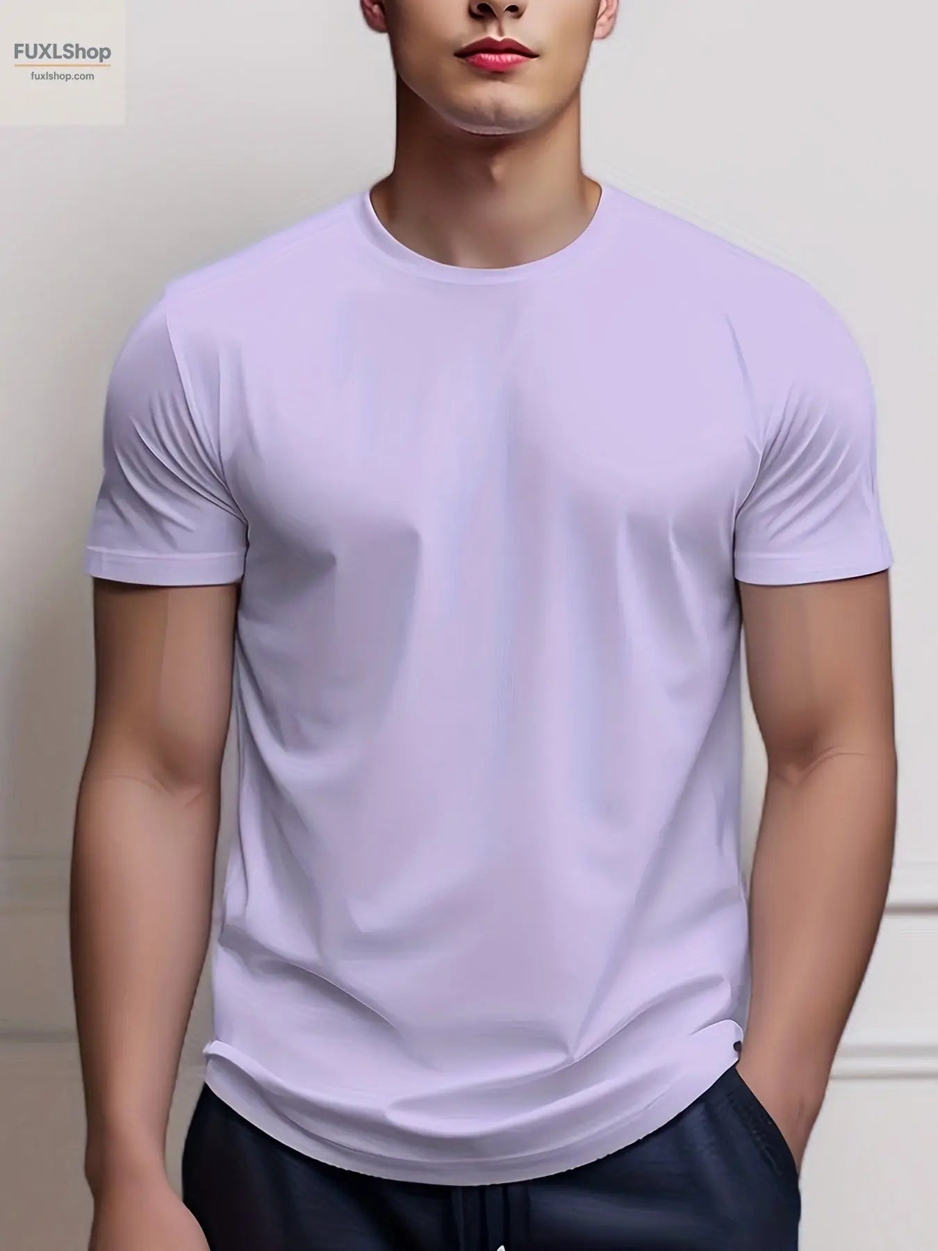 Lässige T-Shirts im schlichten Stil für Herren mit Cartoon-Motiv, bequemes T-Shirt mit Rundhalsausschnitt und kurzen Ärmeln, Pyjama-Oberteil für den Sommer und die Freizeit - FUXL-Shopify