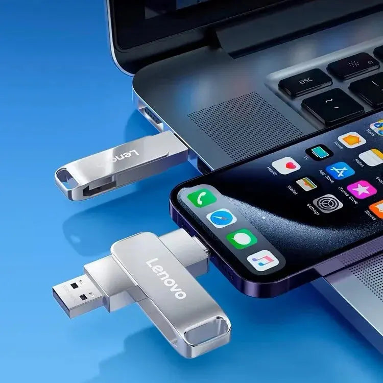 Lenovo 16TB USB 3.0 Flash Drive U Disk Type-C Interface High Speed Transfer 8TB 4TB Large Capacity Metal Pendrive Memoria Stick FUXL-Shopify