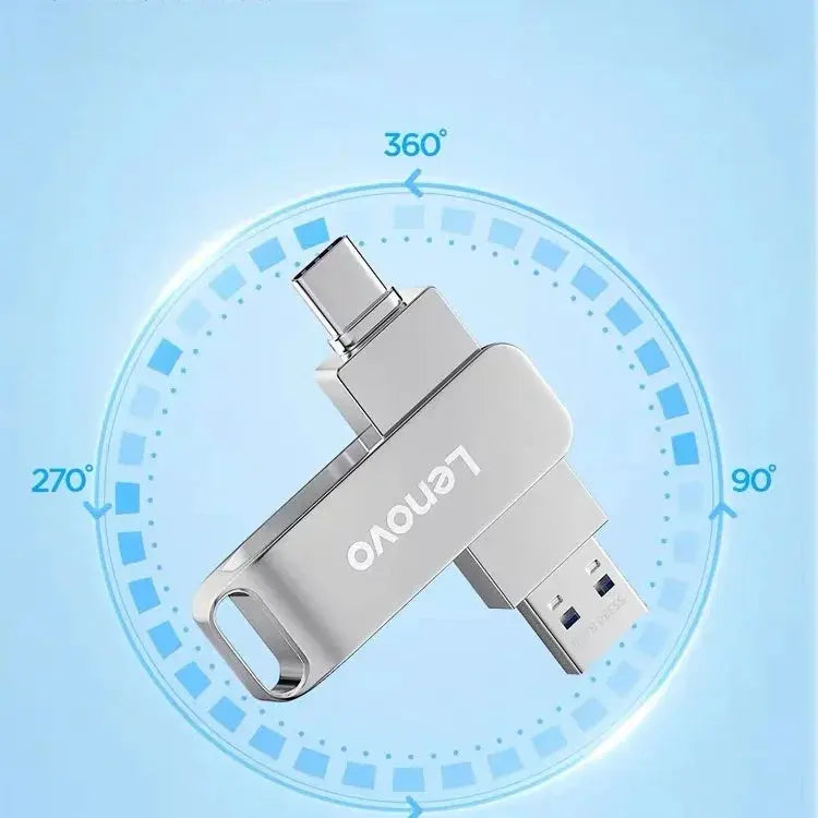 Lenovo 16TB USB 3.0 Flash Drive U Disk Type-C Interface High Speed Transfer 8TB 4TB Large Capacity Metal Pendrive Memoria Stick FUXL-Shopify