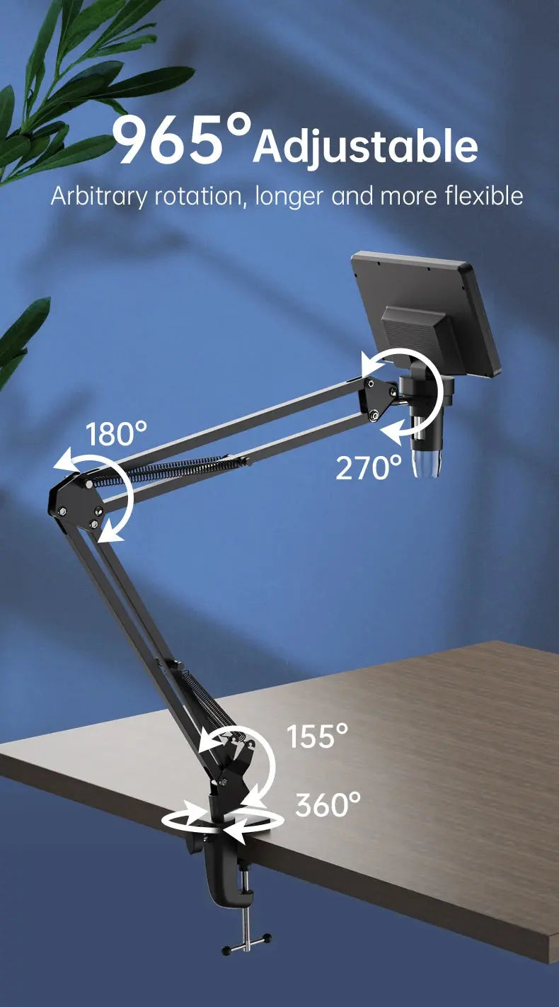 Mikroskoparmständer, Verstellbare Metallhalterung für Münzmikroskope - FUXL-Shopify